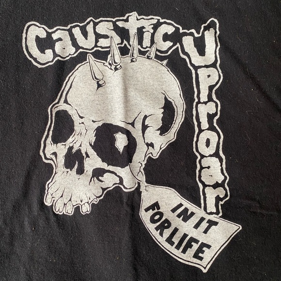 Caustic Uproar men’s large t-shirt, used - Picture 2 of 4